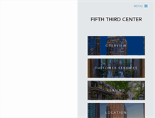 Tablet Screenshot of fifththirdcenter.com